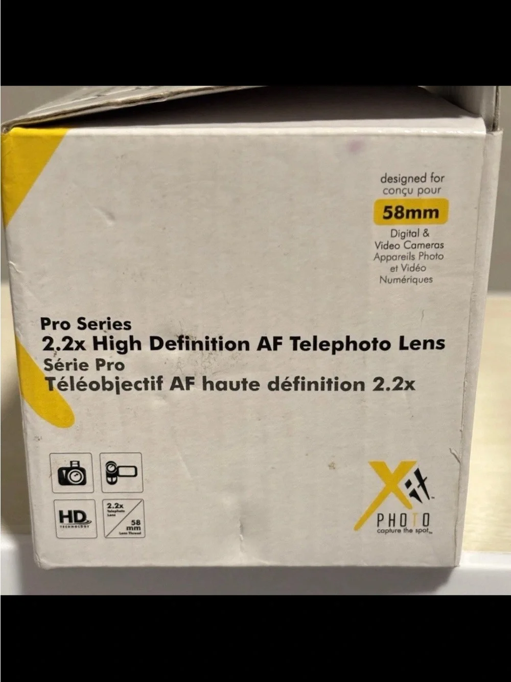 XIT Telephoto AF 2.2X High Definition Camera Lens - Black